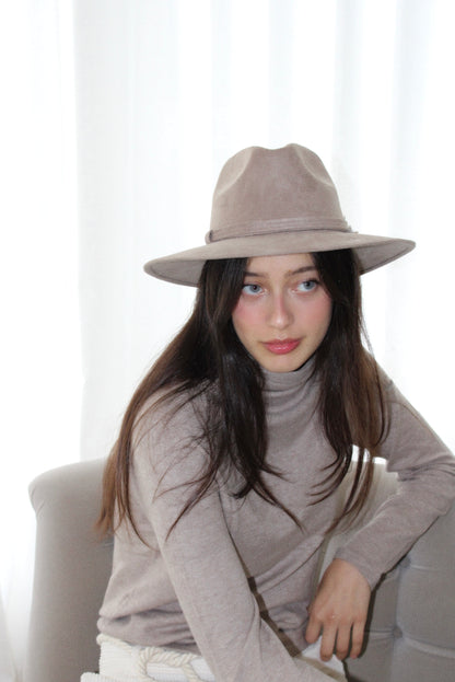 The Snug Turtleneck in Beige