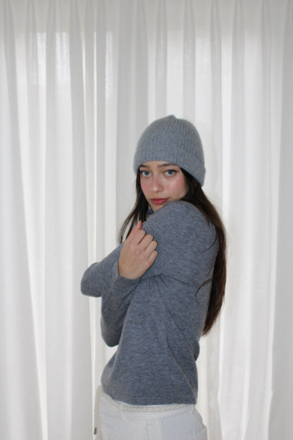 The Snug Turtleneck in Grey